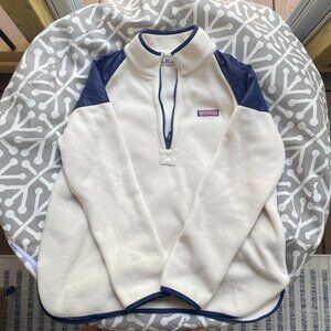 Vinyard Vines Gorpcore quarter zip fleece sweater